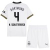 Officiële Voetbalshirt + Korte Broek Borussia Dortmund N. Schlotterbeck 4 Derde 2024-25 - Kids